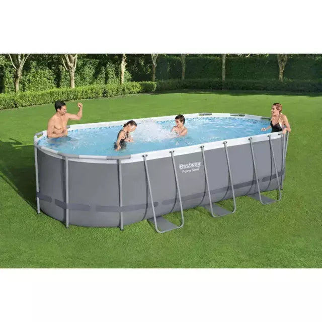Piscina Bestway Ovalada Filtro + Accesorios 5.49X2.74X1.22M