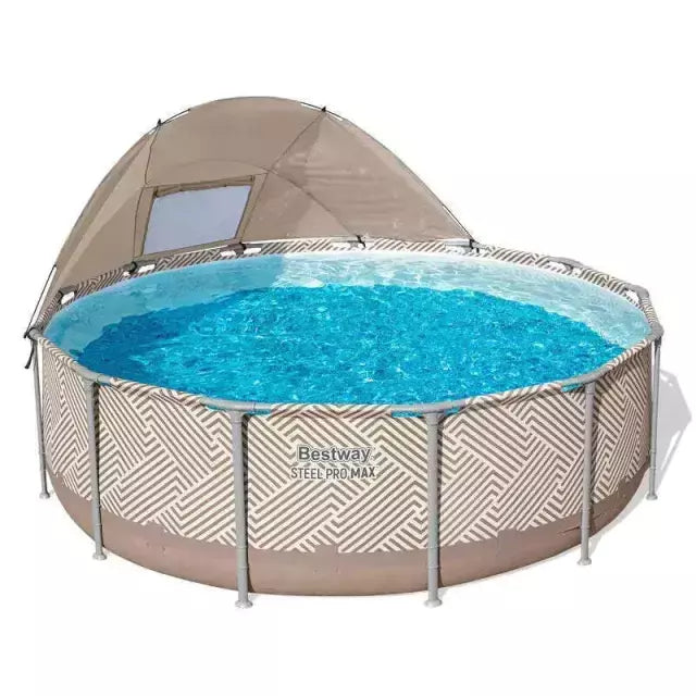 Piscina estructural redonda 3.96x107 cm con parasol Bestway